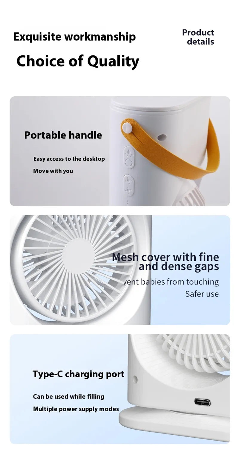 Double End Mist Spray Fan
