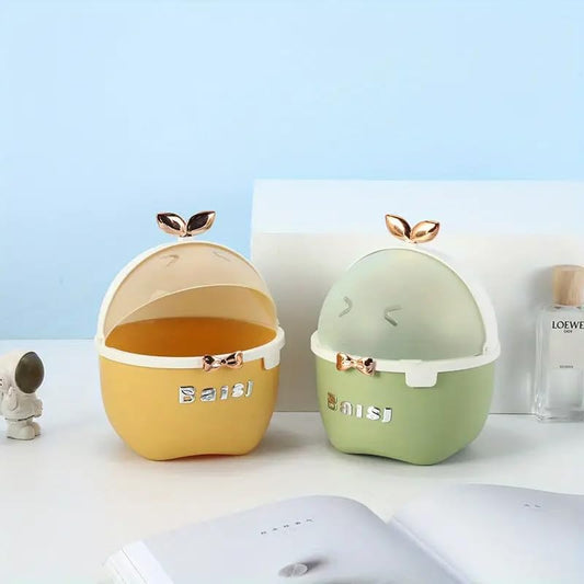 Mini Dustbin - Leafy Bean Design