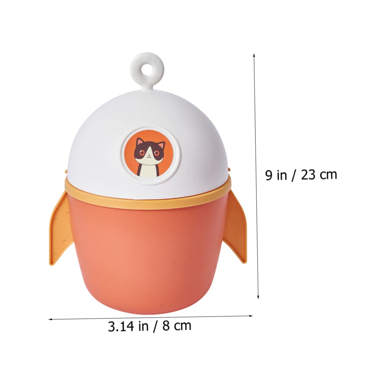 Mini Dustbin - Kitty Capsule Design