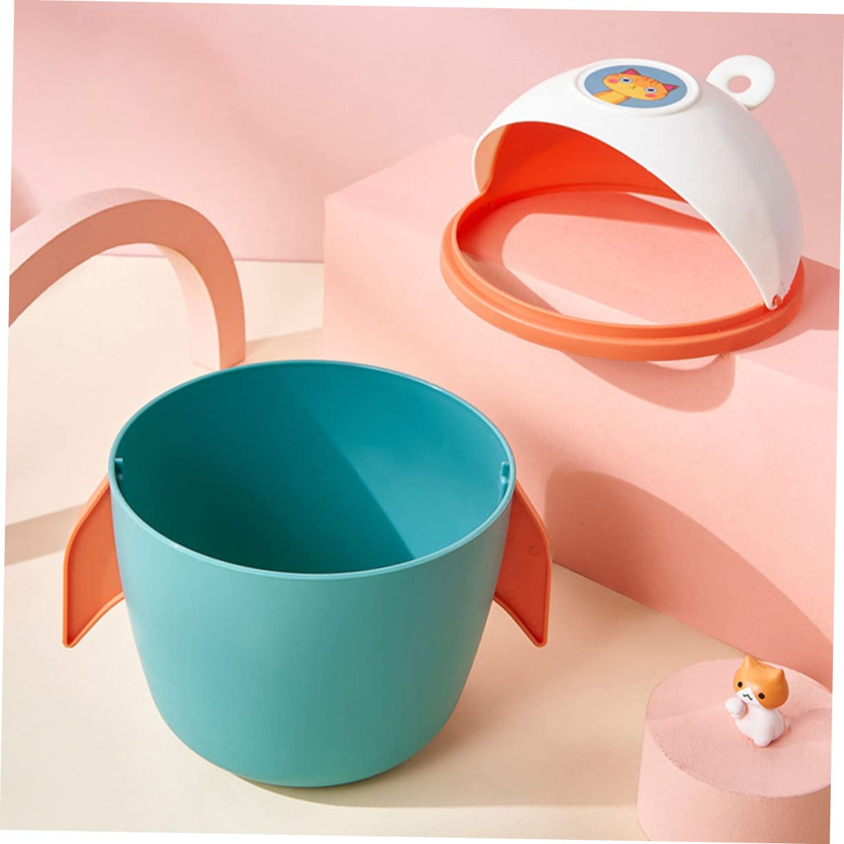 Mini Dustbin - Kitty Capsule Design