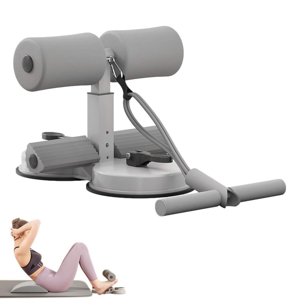 Dual Suction Sit up bar with band