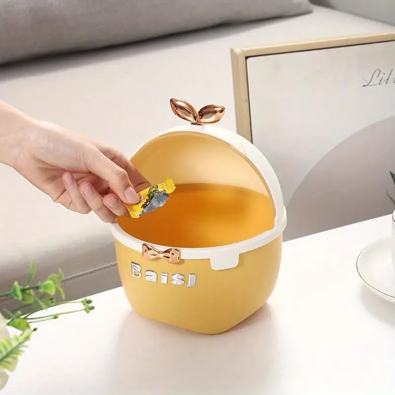 Mini Dustbin - Leafy Bean Design
