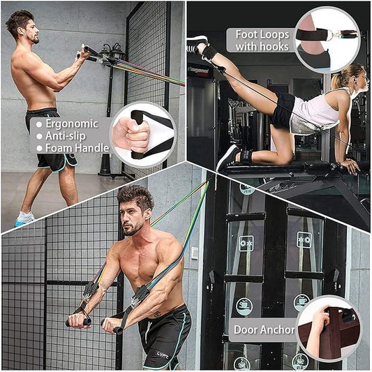 5 Pc Resistance Band Set