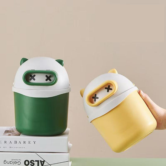 Mini Dustbin - Sleepy Bear Design